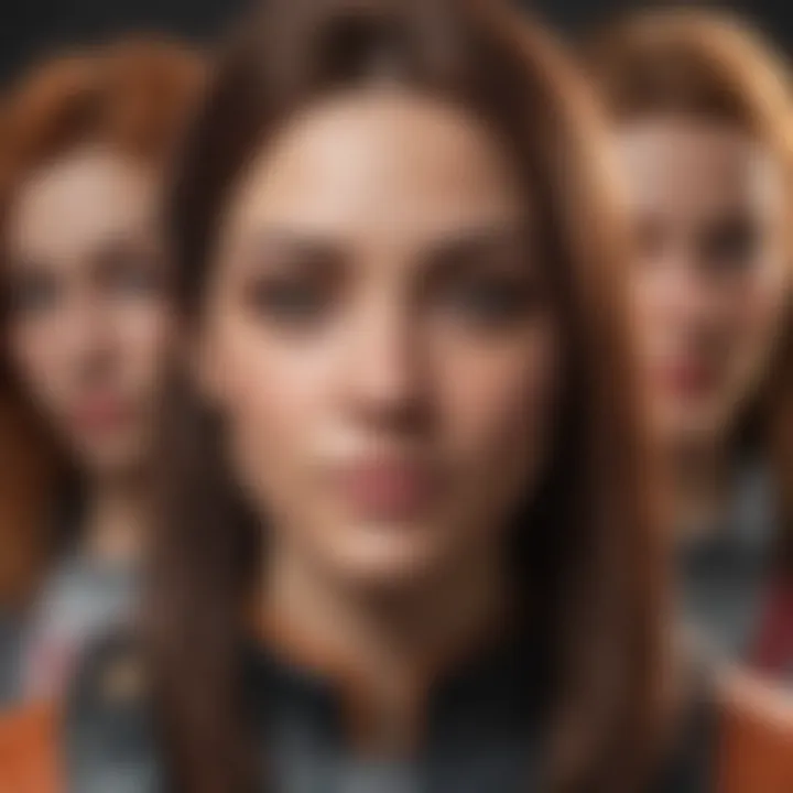 An online gaming community showcasing avatars with diverse representations.