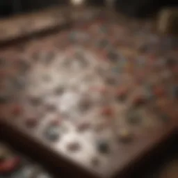 A player strategizing over a complex puzzle board