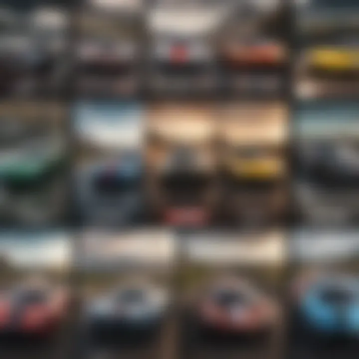 Collage of popular racing titles on Nintendo Switch