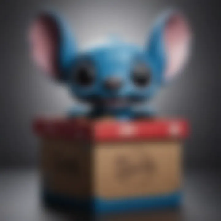 Rare Stitch Funko Pop Box Packaging