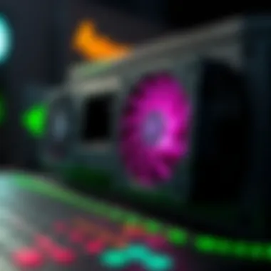 Close-up of Razer 14 gaming laptop's advanced cooling system