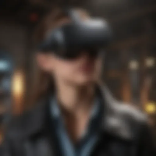 Immersive VR environment in Boneworks for Oculus Quest 2