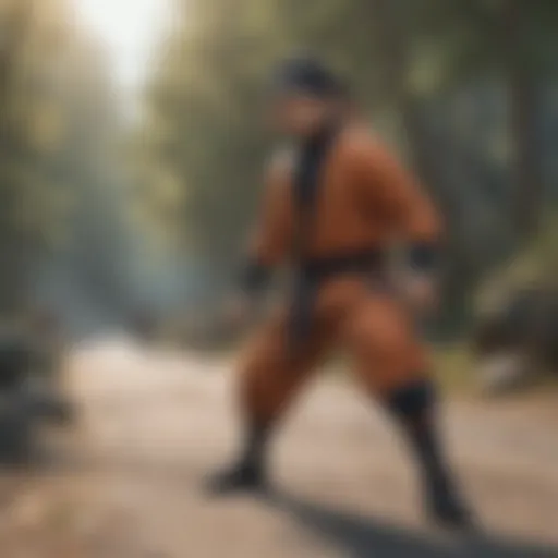 A captivating scene from 'Road to Ninja: Naruto the Movie' showcasing its unique animation style.