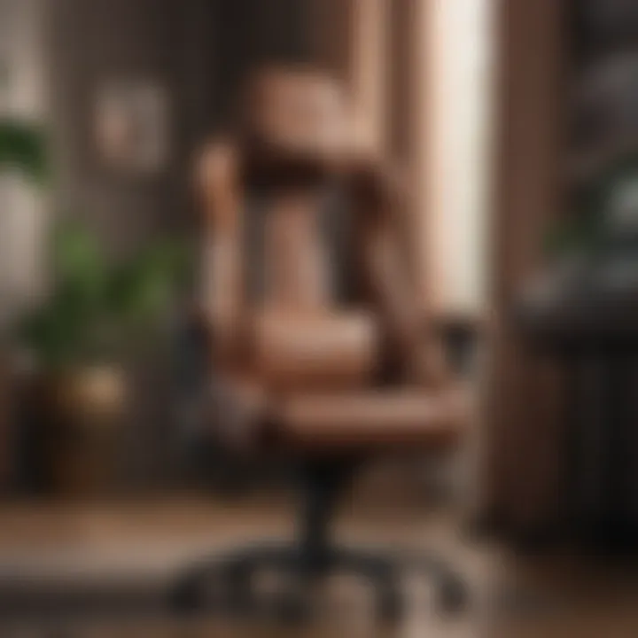 Sculpted Elegance Gamer Chair with Integrated Speakers