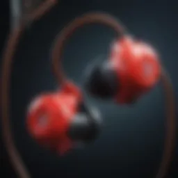 High-fidelity gaming earbuds showcasing advanced sound technology