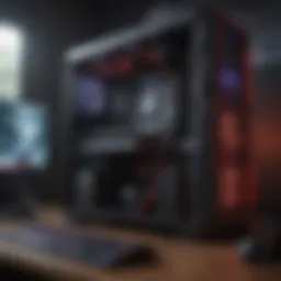 High-performance gaming PC setup