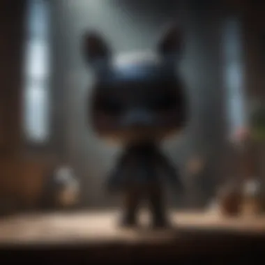 Ethereal depiction of Shadow Bonnie Funko Pop in a mysterious setting