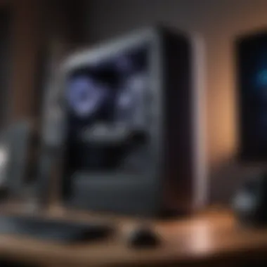 Elegant Gaming Desktop Configuration Sleek Gaming Desktop Setup