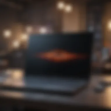 Sleek Modern Laptop Modern laptop with sleek design