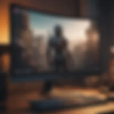 Sleek Valorant-themed PC setup Sleek Valorant-themed PC setup