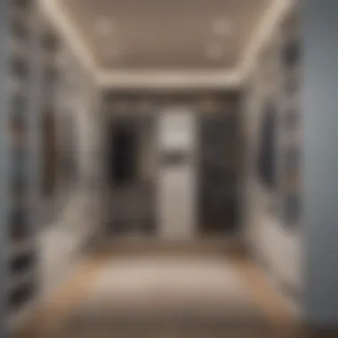 Sleek Walkthrough Closet Interior Design Spacious Walkthrough Closet Interior