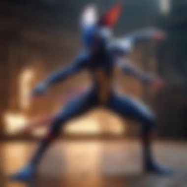 Greninja in Battle Stance