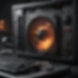 High-performance gaming setup showcasing powerful hardware components