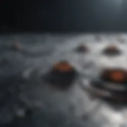 Abstract representation of sound waves and silence in gaming