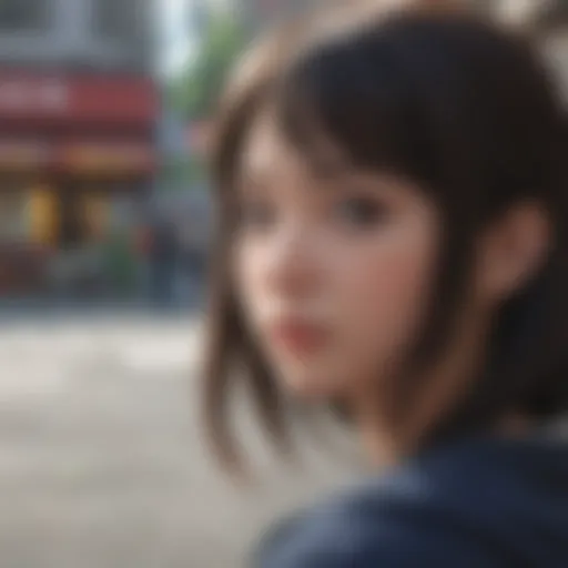Subtitled Anime Scene