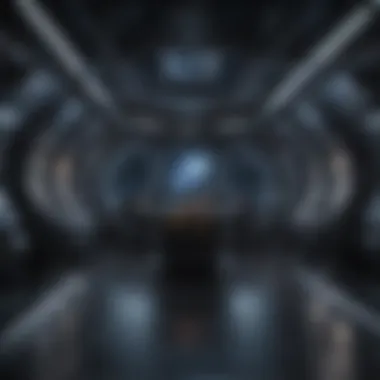 Technological Spaceship Interior Technological Spaceship Interior