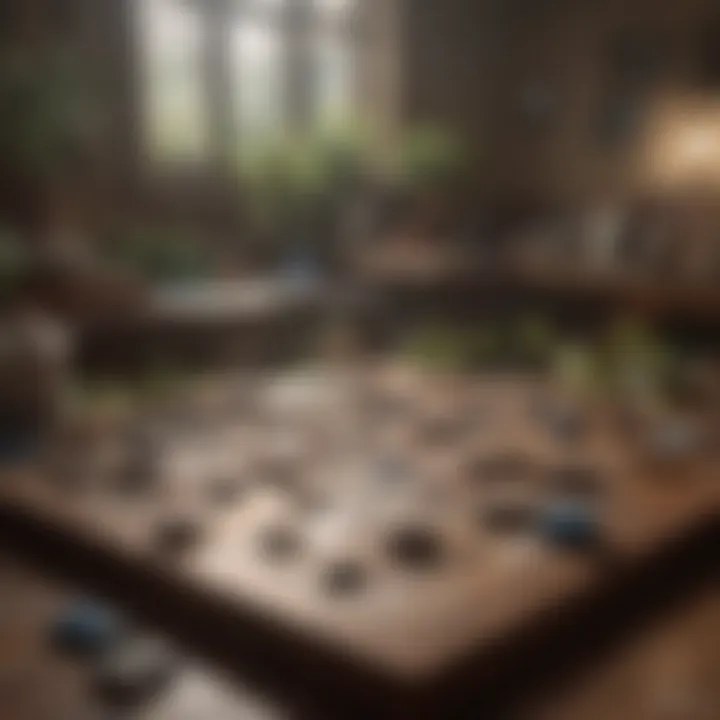 A beautifully crafted puzzle game environment with artistic elements and engaging visuals.