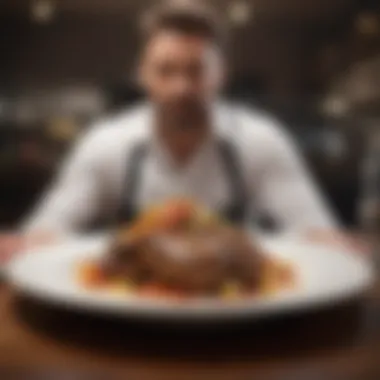 A beautifully plated dish that embodies Hugh Jackman's approach to healthy eating