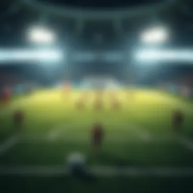 Strategic football formation on a tactical board