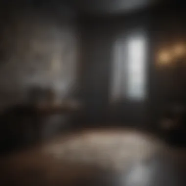 The Atmosphere of Fear in Puzzles A dark, atmospheric room filled with cryptic symbols and puzzles, capturing the essence of fear.