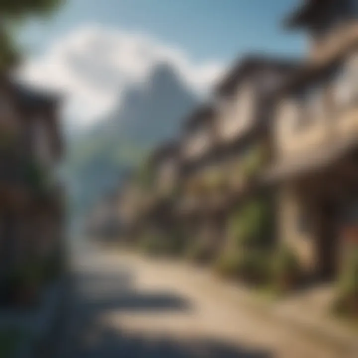 A collage representing the community dynamics and cultural exchange within anime MMO games.