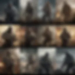 A timeline showcasing the evolution of Call of Duty titles over the years.