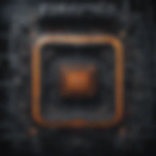 An intricate view of the fastest CPU showcasing its architecture and design.