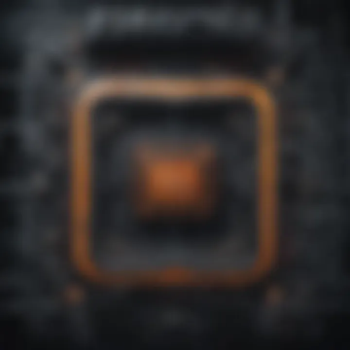 An intricate view of the fastest CPU showcasing its architecture and design.