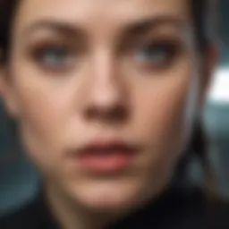 A dramatic scene showcasing the duality of characters in Orphan Black.