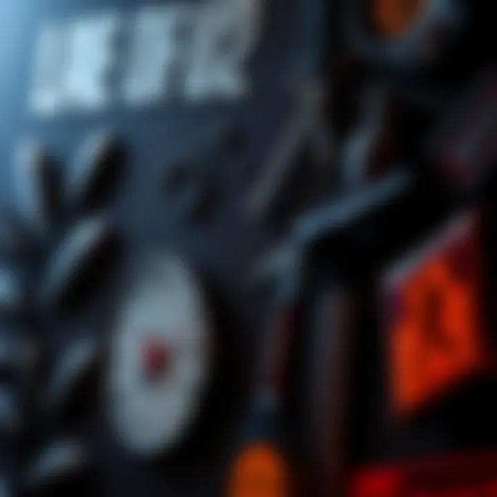 Artistic Elements of The Last of Us 2 Poster A close-up of the artistic elements used in The Last of Us 2 promotional artwork