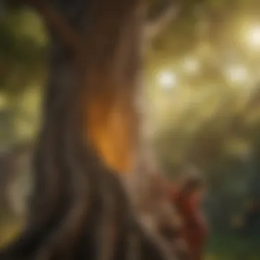 Honey Tree Honey in Gaming A character from a popular video game, interacting with honey tree honey as a resource.