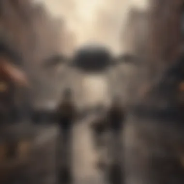 Cinematic Brilliance in Spielberg's Adaptation A scene from Steven Spielberg's film illustrating advanced cinematic techniques
