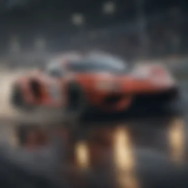 Adrenaline-Pumping Racing Moments Thrilling High-Speed Racing Action