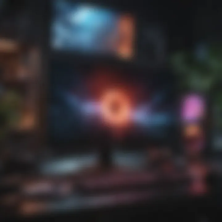 Immersive color accuracy and contrast for gaming experience