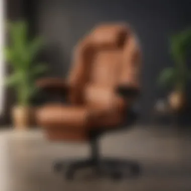 Massage Oasis Seat High-tech gaming chair with built-in massage feature