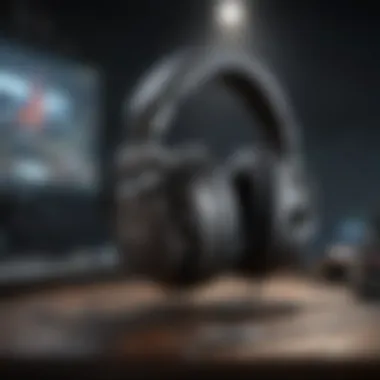 Immersive Gaming Experience Immersive gaming experience with noise-canceling headphones
