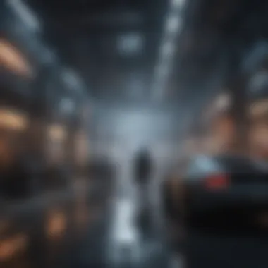 The Future of Gaming A futuristic concept art representing the future of gaming.