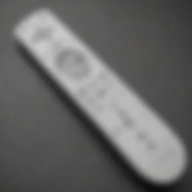 A close-up view of the Nintendo Wiimote showcasing its innovative button layout and motion sensors.