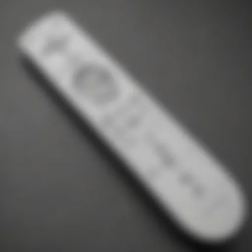 A close-up view of the Nintendo Wiimote showcasing its innovative button layout and motion sensors.