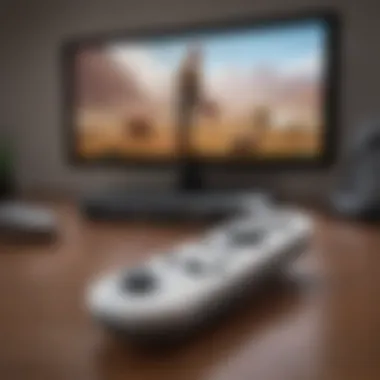 The Legacy of the Nintendo Wiimote in Gaming Culture A conceptual graphic highlighting the Wiimote's influence on the evolution of gaming culture.