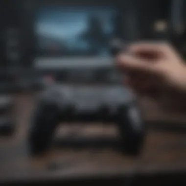Gaming Optimization with Bluetooth Dongles Graphic representation of gaming performance improvement with Bluetooth dongles.
