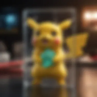 Gem Mint Condition Pikachu Pokemon Card Illustration showcasing a pristine gem mint condition Pikachu card