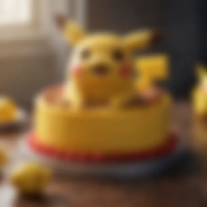 Vibrant Pikachu Cake Flavors