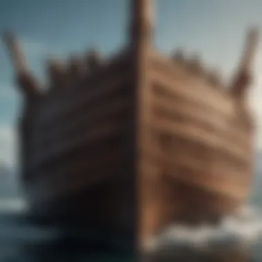 Exquisite Viking Ship Detailing Intricate Viking Ship Carving