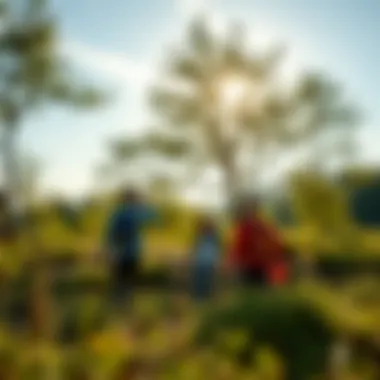 A scenic outdoor setting perfect for physical activities