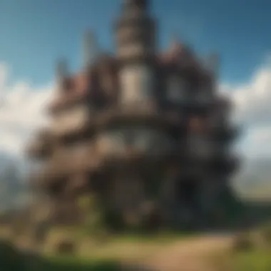Howl's Moving Castle Fantasy Design Whimsical Howl's Moving Castle Concept