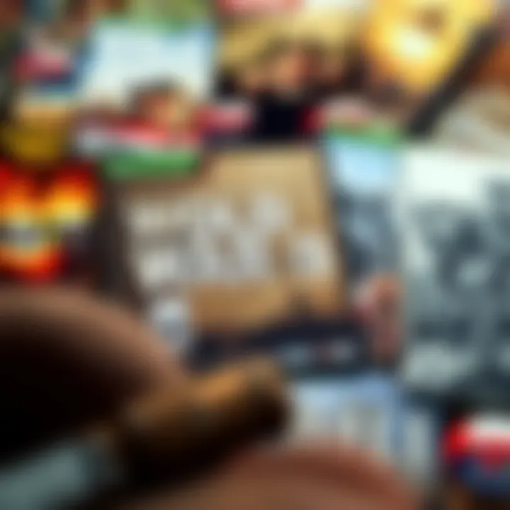 A collage of various World War II game covers