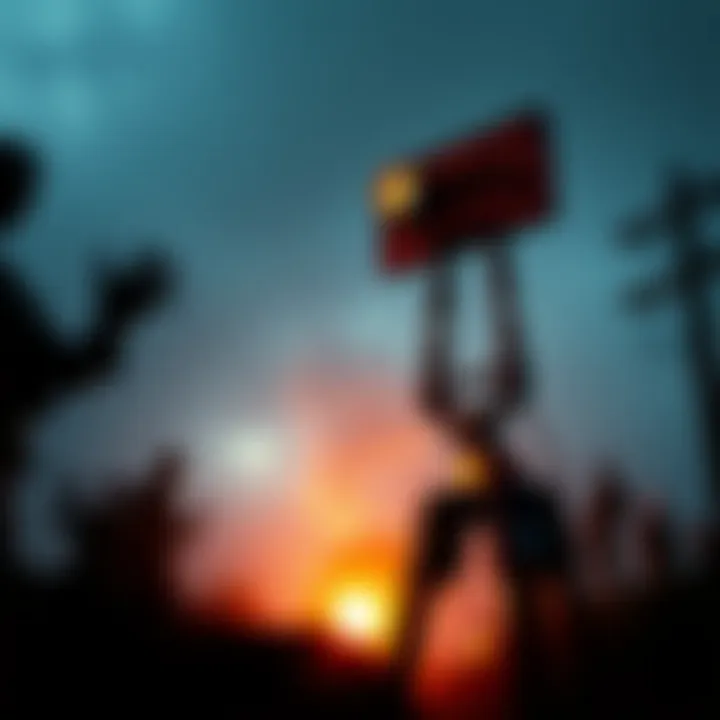 Concept art illustrating the zombie apocalypse theme in games